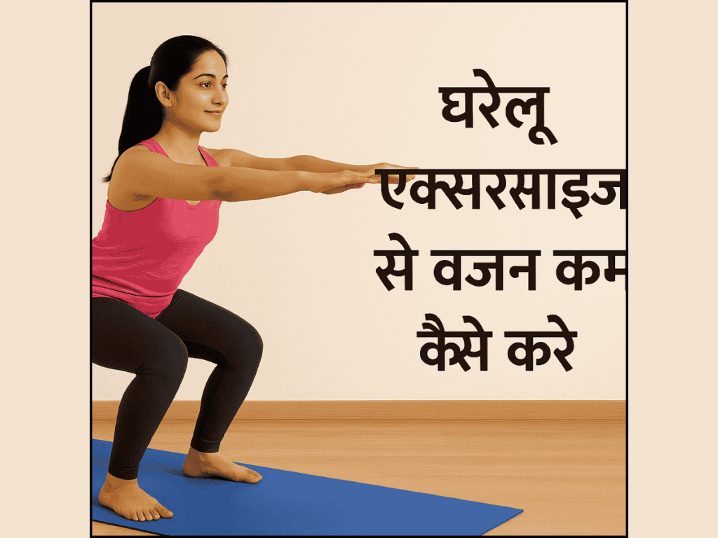 घरेलू एक्सरसाइज से वजन कम कैसे करें