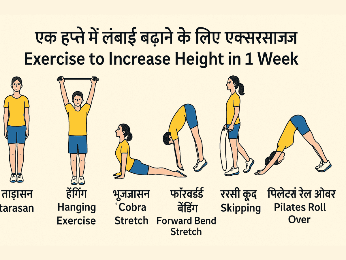 Exercise to Increase Height in 1 Week